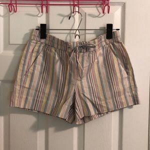 Loft Striped Drawstring Shorts